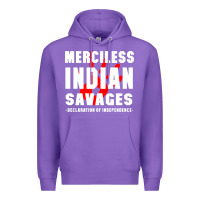 Purple merciless indian savages Premium Hoodie - artisFamous