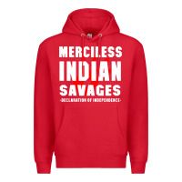 Red merciless indian savages Premium Hoodie - artisFamous