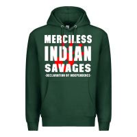 Sports Green merciless indian savages Premium Hoodie - artisFamous
