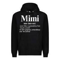 Black mimi Premium Hoodie - artisFamous