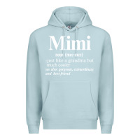 Blue Mist mimi Premium Hoodie - artisFamous