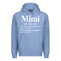 Colony Blue mimi Premium Hoodie - artisFamous