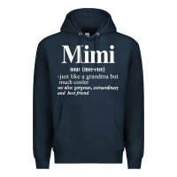 Navy mimi Premium Hoodie - artisFamous