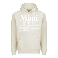 Oatmeal Heather mimi Premium Hoodie - artisFamous