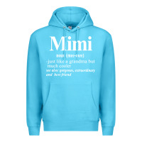 Ocean Blue mimi Premium Hoodie - artisFamous