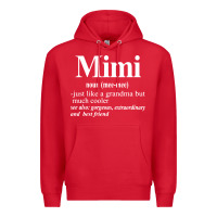 Red mimi Premium Hoodie - artisFamous