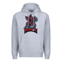 Heather Grey hawkins demodogs Premium Hoodie - artisFamous