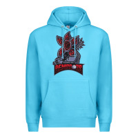Ocean Blue hawkins demodogs Premium Hoodie - artisFamous