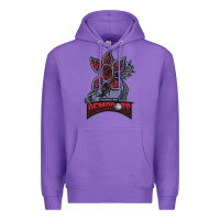 Purple hawkins demodogs Premium Hoodie - artisFamous