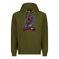 Army Green hawkins demodogs Premium Hoodie - artisFamous