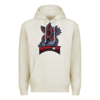 Oatmeal Heather hawkins demodogs Premium Hoodie - artisFamous