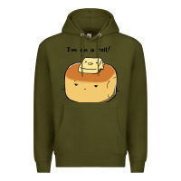 Army Green i'm on a roll! Premium Hoodie - artisFamous