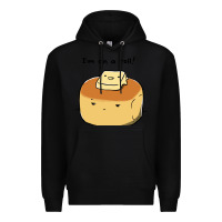Black i'm on a roll! Premium Hoodie - artisFamous