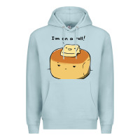 Blue Mist i'm on a roll! Premium Hoodie - artisFamous