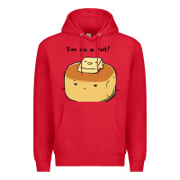 Red i'm on a roll! Premium Hoodie - artisFamous