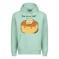 Seafoam i'm on a roll! Premium Hoodie - artisFamous