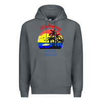 Rock weekapaug, rhode island sunset Premium Hoodie - artisFamous