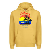 Antique Gold weekapaug, rhode island sunset Premium Hoodie - artisFamous
