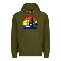 Army Green weekapaug, rhode island sunset Premium Hoodie - artisFamous