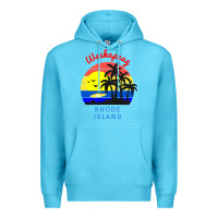 Ocean Blue weekapaug, rhode island sunset Premium Hoodie - artisFamous