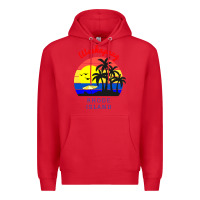 Red weekapaug, rhode island sunset Premium Hoodie - artisFamous