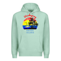 Seafoam weekapaug, rhode island sunset Premium Hoodie - artisFamous
