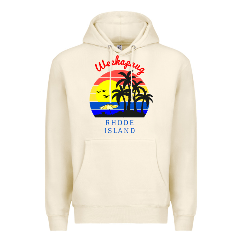 Weekapaug, Rhode Island Sunset Premium Hoodie by artisFamous | Teevron