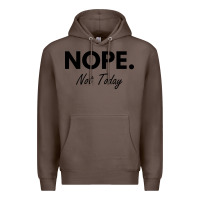 Coffee nope not today Premium Hoodie - artisFamous