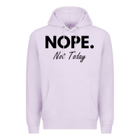 Lilac nope not today Premium Hoodie - artisFamous