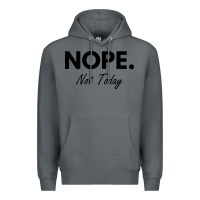 Rock nope not today Premium Hoodie - artisFamous