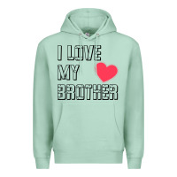 Seafoam i love my brother, brothers day , brother sister  love Premium Hoodie - artisFamous