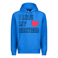 True Royal i love my brother, brothers day , brother sister  love Premium Hoodie - artisFamous