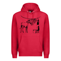 Cardinal Banksy Zebra Premium Hoodie - artisFamous
