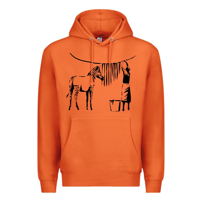 Banksy Zebra Premium Hoodie by artisFamous | Teevron