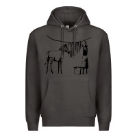 Smoke Banksy Zebra Premium Hoodie - artisFamous
