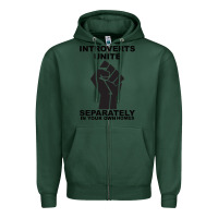 Sports Green introverts unite seperately in your own homes Zipper Hoodie - Bettercallsaul