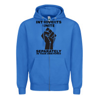 True Royal introverts unite seperately in your own homes Zipper Hoodie - Bettercallsaul