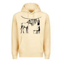 Pina Colada Banksy Zebra Premium Hoodie - artisFamous