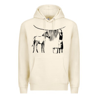 Tofu Banksy Zebra Premium Hoodie - artisFamous