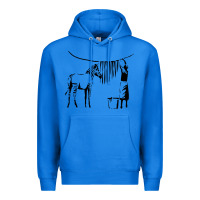 True Royal Banksy Zebra Premium Hoodie - artisFamous