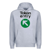 Heather Grey token entry Premium Hoodie - artisFamous