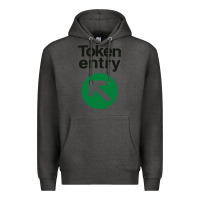 Charcoal Heather token entry Premium Hoodie - artisFamous