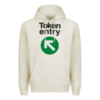Oatmeal Heather token entry Premium Hoodie - artisFamous