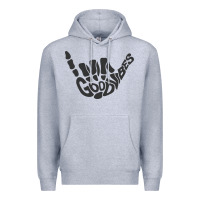 Heather Grey goodvibes shaka Premium Hoodie - artisFamous