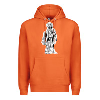 Carrot santa muerte blanca Premium Hoodie - artisFamous
