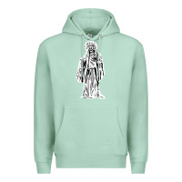 Seafoam santa muerte blanca Premium Hoodie - artisFamous