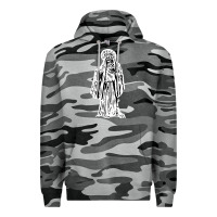 Slate Camo santa muerte blanca Premium Hoodie - artisFamous