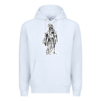 White santa muerte blanca Premium Hoodie - artisFamous
