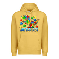 Antique Gold autism rex Premium Hoodie - BarkalooDesign