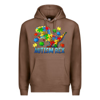 Chestnut autism rex Premium Hoodie - BarkalooDesign